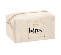 Trousse Multifonction Mon Heros - Multi-Purpose Case - Idée Trousse Multifonction Cadeau Anniversaire Fête Original Famille Travail Départ Collègue Retraite Noël. - Doré&Noir - 3