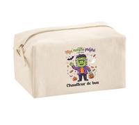 Trousse Multifonction Mon Monstre Préféré C'est Mon Chauffeur de Bus - Multi-Purpose Case - Idée Trousse Multifonction Cadeau Anniversaire Fête Original Famille Travail Départ Collègue Retraite Noël.