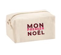 Trousse Multifonction Mon Premier Noel - Multi-Purpose Case - Idée Trousse Multifonction Cadeau Anniversaire Fête Original Famille Travail Départ Collègue Retraite Noël. - Bordeaux&Rose - 1