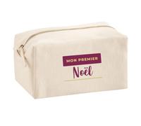 Trousse Multifonction Mon Premier Noel - Multi-Purpose Case - Idée Trousse Multifonction Cadeau Anniversaire Fête Original Famille Travail Départ Collègue Retraite Noël. - Violet&Ambre - 4