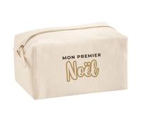 Trousse Multifonction Mon Premier Noel - Multi-Purpose Case - Idée Trousse Multifonction Cadeau Anniversaire Fête Original Famille Travail Départ Collègue Retraite Noël. - Marron&Marron - 2