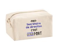 Trousse Multifonction Mon Secretaire de Direction C'est Le Plus Fort - Multi-Purpose Case - Idée Trousse Multifonction Cadeau Anniversaire Fête Original Famille Travail Départ Collègue Retraite Noël.