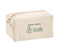 Trousse Multifonction Mon Tapis Moi - Multi-Purpose Case - Idée Trousse Multifonction Cadeau Anniversaire Fête Original Famille Travail Départ Collègue Retraite Noël. - Gris&Vert - 2