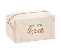 Trousse Multifonction Mon Tapis Moi - Multi-Purpose Case - Idée Trousse Multifonction Cadeau Anniversaire Fête Original Famille Travail Départ Collègue Retraite Noël. - Vert&Terracotta - 2