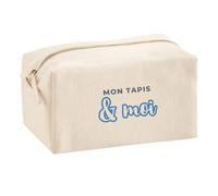 Trousse Multifonction Mon Tapis Moi - Multi-Purpose Case - Idée Trousse Multifonction Cadeau Anniversaire Fête Original Famille Travail Départ Collègue Retraite Noël. - Gris&Bleu - 2