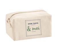 Trousse Multifonction Mon Tapis Moi - Multi-Purpose Case - Idée Trousse Multifonction Cadeau Anniversaire Fête Original Famille Travail Départ Collègue Retraite Noël. - Bleu&Vert - 3