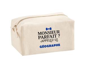 Trousse Multifonction Monsieur Parfait Geographe - Multi-Purpose Case - Idée Trousse Multifonction Cadeau Anniversaire Fête Original Famille Travail Départ Collègue Retraite Noël.
