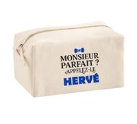 Trousse Multifonction Monsieur Parfait Herve - Multi-Purpose Case - Idée Trousse Multifonction Cadeau Anniversaire Fête Original Famille Travail Départ Collègue Retraite Noël.