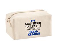 Trousse Multifonction Monsieur Parfait Jean-Claude - Multi-Purpose Case - Idée Trousse Multifonction Cadeau Anniversaire Fête Original Famille Travail Départ Collègue Retraite Noël.