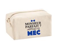 Trousse Multifonction Monsieur Parfait Mec - Multi-Purpose Case - Idée Trousse Multifonction Cadeau Anniversaire Fête Original Famille Travail Départ Collègue Retraite Noël.