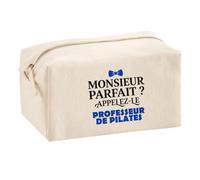 Trousse Multifonction Monsieur Parfait Professeur de Pilates - Multi-Purpose Case - Idée Trousse Multifonction Cadeau Anniversaire Fête Original Famille Travail Départ Collègue Retraite Noël.