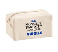 Trousse Multifonction Monsieur Parfait Virgile - Multi-Purpose Case - Idée Trousse Multifonction Cadeau Anniversaire Fête Original Famille Travail Départ Collègue Retraite Noël.