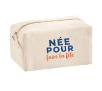 Trousse Multifonction Née pour Faire la Fête - Multi-Purpose Case - Idée Trousse Multifonction Cadeau Anniversaire Fête Original Famille Travail Départ Collègue Retraite Noël. - Terracotta
