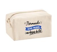 Trousse Multifonction Normande Depuis Toujours au Dessus du Lot - Multi-Purpose Case - Idée Trousse Multifonction Cadeau Anniversaire Fête Original Famille Travail Départ Collègue Retraite Noël.
