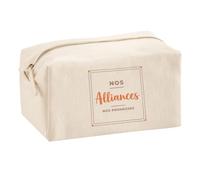 Trousse Multifonction Nos Alliances Nos Promesses - Multi-Purpose Case - Idée Trousse Multifonction Cadeau Anniversaire Fête Original Famille Travail Départ Collègue Retraite Noël. - Rose&Corail - 3
