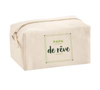 Trousse Multifonction Papa de Reve - Multi-Purpose Case - Idée Trousse Multifonction Cadeau Anniversaire Fête Original Famille Travail Départ Collègue Retraite Noël. - Vert&Vert - 3