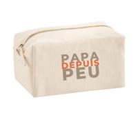 Trousse Multifonction Papa Depuis Peu - Multi-Purpose Case - Idée Trousse Multifonction Cadeau Anniversaire Fête Original Famille Travail Départ Collègue Retraite Noël. - Marron&Terracotta - 1