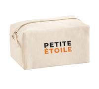 Trousse Multifonction Petite Etoile - Multi-Purpose Case - Idée Trousse Multifonction Cadeau Anniversaire Fête Original Famille Travail Départ Collègue Retraite Noël. - Noir&Orange - 1