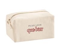 Trousse Multifonction Plus Loin Que Hier - Multi-Purpose Case - Idée Trousse Multifonction Cadeau Anniversaire Fête Original Famille Travail Départ Collègue Retraite Noël. - Gris&Bordeaux - 2