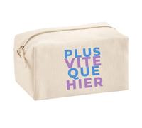 Trousse Multifonction Plus Vite Que Hier - Multi-Purpose Case - Idée Trousse Multifonction Cadeau Anniversaire Fête Original Famille Travail Départ Collègue Retraite Noël. - Bleu&Violet - 1