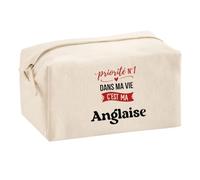 Trousse Multifonction Priorite N1 dans ma Vie C'est ma Anglaise - Multi-Purpose Case - Idée Trousse Multifonction Cadeau Anniversaire Fête Original Famille Travail Départ Collègue Retraite Noël.