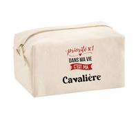 Trousse Multifonction Priorite N1 dans ma Vie C'est ma Cavaliere - Multi-Purpose Case - Idée Trousse Multifonction Cadeau Anniversaire Fête Original Famille Travail Départ Collègue Retraite Noël.