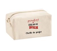 Trousse Multifonction Priorite N1 dans ma Vie C'est ma Cheffe de Projet - Multi-Purpose Case - Idée Trousse Multifonction Cadeau Anniversaire Fête Original Famille Travail Départ Collègue Retraite.
