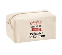 Trousse Multifonction Priorite N1 dans ma Vie C'est ma Creatrice de Contenu - Multi-Purpose Case - Idée Trousse Multifonction Cadeau Anniversaire Fête Original Famille Travail Départ Collègue