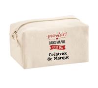 Trousse Multifonction Priorite N1 dans ma vie C'est ma Creatrice de Marque - Multi-purpose Case - Idée Trousse Multifonction Cadeau Anniversaire Fête Original Famille Travail Départ Collègue Retraite.
