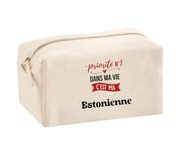 Trousse Multifonction Priorite N1 dans ma Vie C'est ma Estonienne - Multi-Purpose Case - Idée Trousse Multifonction Cadeau Anniversaire Fête Original Famille Travail Départ Collègue Retraite Noël.