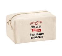 Trousse Multifonction Priorite N1 dans ma vie C'est ma Secretaire medicale - Multi-purpose Case - Idée Trousse Multifonction Cadeau Anniversaire Fête Original Famille Travail Départ Collègue Retraite.
