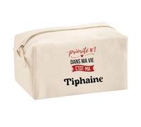 Trousse Multifonction Priorite N1 dans ma Vie C'est ma Tiphaine - Multi-Purpose Case - Idée Trousse Multifonction Cadeau Anniversaire Fête Original Famille Travail Départ Collègue Retraite Noël.