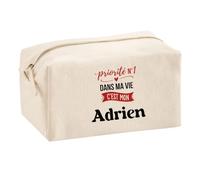 Trousse Multifonction Priorite N1 dans ma Vie C'est Mon Adrien - Multi-Purpose Case - Idée Trousse Multifonction Cadeau Anniversaire Fête Original Famille Travail Départ Collègue Retraite Noël.