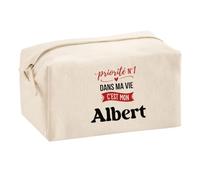 Trousse Multifonction Priorite N1 dans ma Vie C'est Mon Albert - Multi-Purpose Case - Idée Trousse Multifonction Cadeau Anniversaire Fête Original Famille Travail Départ Collègue Retraite Noël.