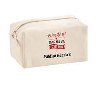 Trousse Multifonction Priorite N1 dans ma Vie C'est Mon Bibliothecaire - Multi-Purpose Case - Idée Trousse Multifonction Cadeau Anniversaire Fête Original Famille Travail Départ Collègue Retraite