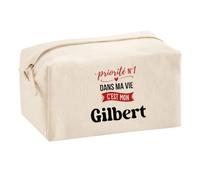Trousse Multifonction Priorite N1 dans ma Vie C'est Mon Gilbert - Multi-Purpose Case - Idée Trousse Multifonction Cadeau Anniversaire Fête Original Famille Travail Départ Collègue Retraite Noël.
