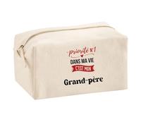 Trousse Multifonction Priorite N1 dans ma Vie C'est Mon Grand-Père - Multi-Purpose Case - Idée Trousse Multifonction Cadeau Anniversaire Fête Original Famille Travail Départ Collègue Retraite Noël.