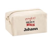 Trousse Multifonction Priorite N1 dans ma Vie C'est Mon Johann - Multi-Purpose Case - Idée Trousse Multifonction Cadeau Anniversaire Fête Original Famille Travail Départ Collègue Retraite Noël.