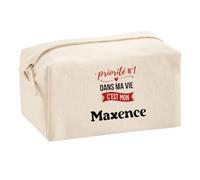 Trousse Multifonction Priorite N1 dans ma Vie C'est Mon Maxence - Multi-Purpose Case - Idée Trousse Multifonction Cadeau Anniversaire Fête Original Famille Travail Départ Collègue Retraite Noël.