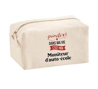 Trousse Multifonction Priorite N1 dans ma Vie C'est Mon Moniteur dauto-École - Multi-Purpose Case - Idée Trousse Multifonction Cadeau Anniversaire Fête Original Famille Travail Départ Collègue.