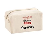 Trousse Multifonction Priorite N1 dans ma Vie C'est Mon Ouvrier - Multi-Purpose Case - Idée Trousse Multifonction Cadeau Anniversaire Fête Original Famille Travail Départ Collègue Retraite Noël.
