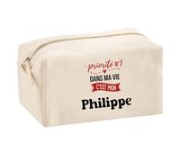 Trousse Multifonction Priorite N1 dans ma Vie C'est Mon Philippe - Multi-Purpose Case - Idée Trousse Multifonction Cadeau Anniversaire Fête Original Famille Travail Départ Collègue Retraite Noël.