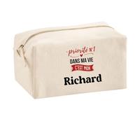 Trousse Multifonction Priorite N1 dans ma Vie C'est Mon Richard - Multi-Purpose Case - Idée Trousse Multifonction Cadeau Anniversaire Fête Original Famille Travail Départ Collègue Retraite Noël.