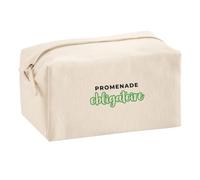Trousse Multifonction Promenade Obligatoire - Multi-Purpose Case - Idée Trousse Multifonction Cadeau Anniversaire Fête Original Famille Travail Départ Collègue Retraite Noël. - Noir&Vert - 2