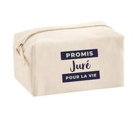 Trousse Multifonction Promis Jure pour la Vie - Multi-Purpose Case - Idée Trousse Multifonction Cadeau Anniversaire Fête Original Famille Travail Départ Collègue Retraite Noël. - Bleu&Vert - 4
