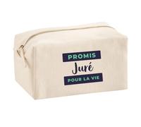 Trousse Multifonction Promis Jure pour la Vie - Multi-Purpose Case - Idée Trousse Multifonction Cadeau Anniversaire Fête Original Famille Travail Départ Collègue Retraite Noël. - Bleu&Vert - 4