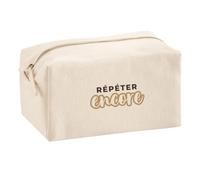 Trousse Multifonction Repeter Encore - Multi-Purpose Case - Idée Trousse Multifonction Cadeau Anniversaire Fête Original Famille Travail Départ Collègue Retraite Noël. - Marron - 2