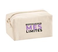Trousse Multifonction Repousser Mes Limites - Multi-Purpose Case - Idée Trousse Multifonction Cadeau Anniversaire Fête Original Famille Travail Départ Collègue Retraite Noël. - Noir&Violet - 1