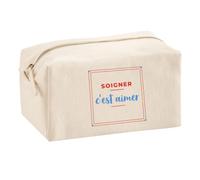 Trousse Multifonction Soigner Cest Aimer - Multi-Purpose Case - Idée Trousse Multifonction Cadeau Anniversaire Fête Original Famille Travail Départ Collègue Retraite Noël. - Rouge&Bleu - 3
