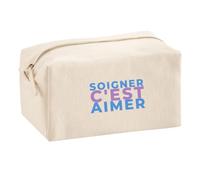 Trousse Multifonction Soigner Cest Aimer - Multi-Purpose Case - Idée Trousse Multifonction Cadeau Anniversaire Fête Original Famille Travail Départ Collègue Retraite Noël. - Bleu&Violet - 1
